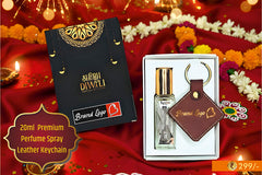 20ml Premium Perfume Spray Leather Keychain