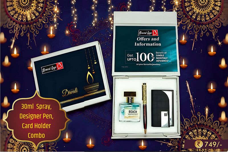 30ml Spray, Designer Pen, Card Holder Combo