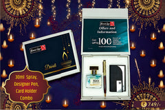 30ml Spray, Designer Pen, Card Holder Combo