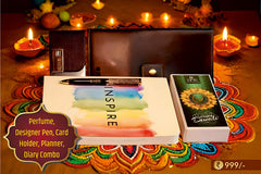 Perfume, Designer Pen, Card Holder, Planner, Diary Combo